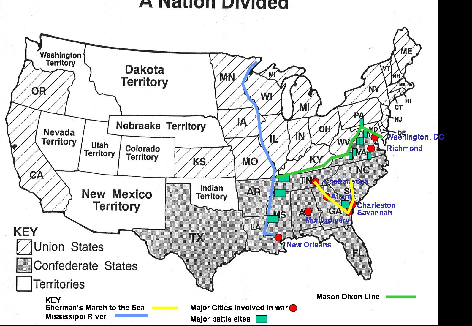 what was the south called during civil war